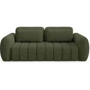 Höffner Schlafsofa mit Stauraum Contii ¦ grün ¦ Maße (cm): B: 266 H: 95