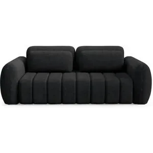 Höffner Schlafsofa mit Stauraum Contii ¦ schwarz ¦ Maße (cm): B: 266 H: 95
