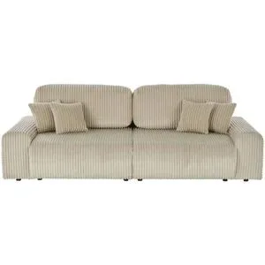 Höffner Big Sofa mit Schlaffunktion Jolena ¦ gelb ¦ Maße (cm): B: 266 H: 90 T: 125.0