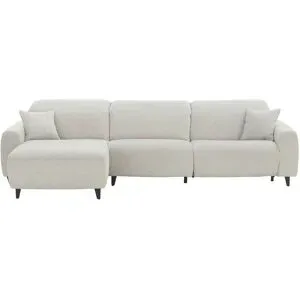 uno Ecksofa mit Kopfteilverstellung Viborg ¦ grau ¦ Maße (cm): B: 315 H: 101 T: