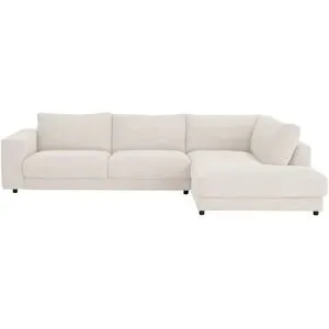 Jette Home Ecksofa Cord Sila ¦ weiß ¦ Maße (cm): B: 325 H: 85 T: 224.0