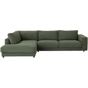 Jette Home Ecksofa Cord Sila ¦ grün ¦ Maße (cm): B: 325 H: 85 T: 224.0