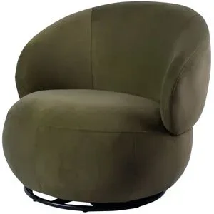 Höffner Selection Drehsessel  Tori ¦ grün ¦ Maße (cm): B: 75 H: 69 T: 84.0