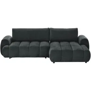 uno Ecksofa mit Schlaffunktion Passo ¦ schwarz ¦ Maße (cm): B: 272 H: 81 T: