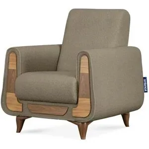 KONSIMO Sessel  Gustavo ¦ braun ¦ Maße (cm): B: 83 H: 95