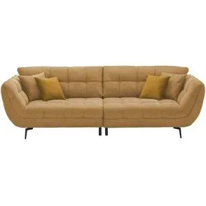 Bobb Big Sofa  Lazlo ¦ gelb ¦ Maße (cm): B: 301 H: 97 T: 132.0