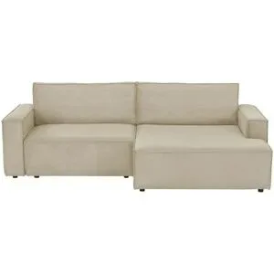 Höffner Ecksofa mit Schlaffunktion Capri ¦ beige ¦ Maße (cm): B: 243 H: 81 T: 156.0