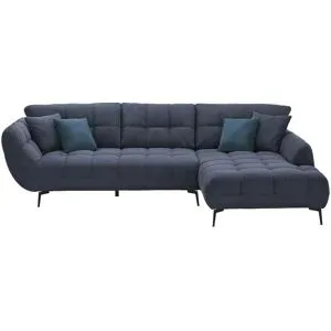 Bobb Ecksofa  Lazlo ¦ blau ¦ Maße (cm): B: 320 H: 97 T: 221.0