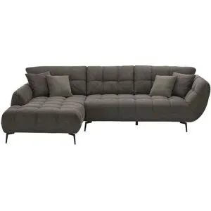 Bobb Ecksofa  Lazlo ¦ grau ¦ Maße (cm): B: 320 H: 97 T: 221.0