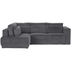 switch Ecksofa  Tirana ¦ grau ¦ Maße (cm): B: 297 H: 91 T: 195.0