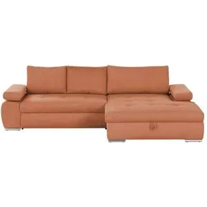 smart Ecksofa  Ibby ¦ rot ¦ Maße (cm): B: 294 H: 73 T: 173.0