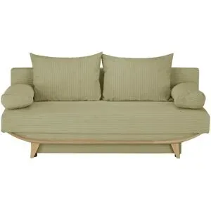 smart Schlafsofa  Odessa ¦ grün ¦ Maße (cm): B: 195 H: 78 T: 95.0
