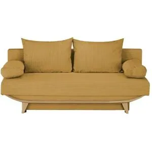 smart Schlafsofa  Odessa ¦ gelb ¦ Maße (cm): B: 195 H: 78 T: 95.0