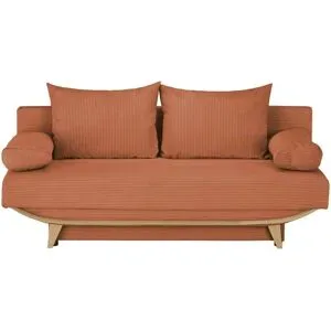 smart Schlafsofa  Odesso ¦ rot ¦ Maße (cm): B: 195 H: 78 T: 95.0