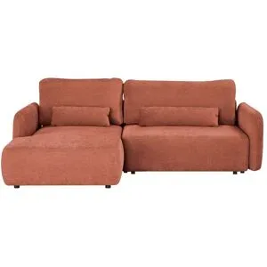 uno Ecksofa Mit Schlaffuktion Mossa ¦ kupfer ¦ Maße (cm): B: 243 H: 87 T: 163.0