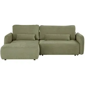 uno Ecksofa Mit Schlaffuktion Mossa ¦ grün ¦ Maße (cm): B: 243 H: 87 T: 163.0