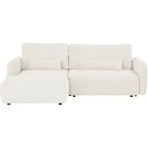 uno Ecksofa Mit Schlaffuktion Mossa ¦ creme ¦ Maße (cm): B: 243 H: 87 T: 163.0