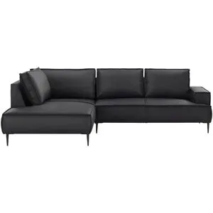 uno Ecksofa  Olmo ¦ schwarz ¦ Maße (cm): B: 275 H: 83 T: 195.0