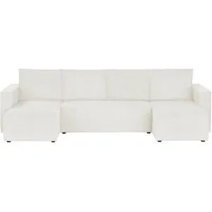 uno Wohnlandschaft mit Schlaffuntion Cleo ¦ creme ¦ Maße (cm): B: 296 H: 88 T: