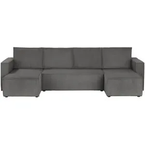 uno Wohnlandschaft mit Schlaffuntion Cleo ¦ grau ¦ Maße (cm): B: 296 H: 88 T: