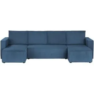 uno Wohnlandschaft mit Schlaffuntion Cleo ¦ blau ¦ Maße (cm): B: 296 H: 88 T: