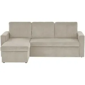 Höffner Ecksofa mit Schlaffunktion Xenia ¦ beige ¦ Maße (cm): B: 215 H: 85 T: 145.0