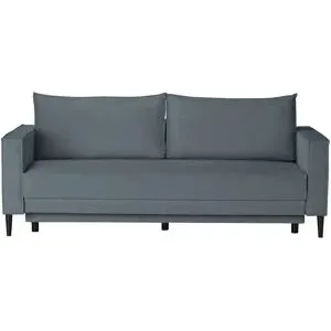Höffner Schlafsofa  Mila ¦ grau ¦ Maße (cm): B: 222 H: 100 T: 95.0