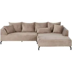 Höffner Ecksofa  Lilia ¦ braun ¦ Maße (cm): B: 302 H: 86 T: 201.0