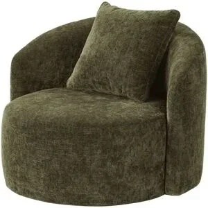 Höffner Selection Drehsessel  Alis ¦ grün ¦ Maße (cm): B: 90 H: 78 T: 87.0