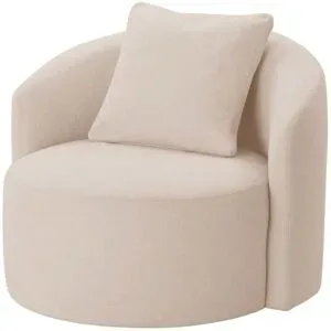 Höffner Selection Drehsessel  Aurelia ¦ beige ¦ Maße (cm): B: 90 H: 78 T: 87.0