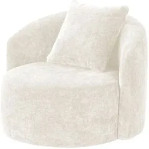 Höffner Selection Drehsessel  Alis ¦ creme ¦ Maße (cm): B: 90 H: 78 T: 87.0