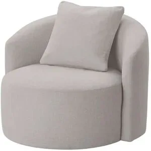 Höffner Selection Drehsessel  Aurelia ¦ grau ¦ Maße (cm): B: 90 H: 78 T: 87.0