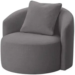 Höffner Selection Drehsessel  Aurelia ¦ grau ¦ Maße (cm): B: 90 H: 78 T: 87.0