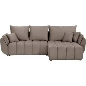 Höffner Ecksofa mit Schlaffunktion Olina ¦ braun ¦ Maße (cm): B: 280 H: 85 T: 184.0