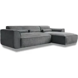 Miuform Ecksofa  Flex Felix ¦ grau ¦ Maße (cm): B: 264 H: 70