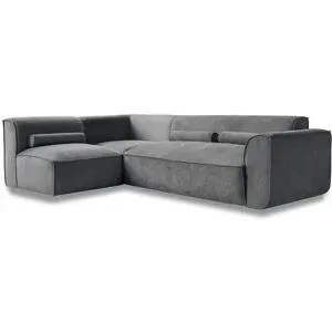 Miuform Ecksofa modular Flex Felix ¦ grau ¦ Maße (cm): B: 265 H: 70
