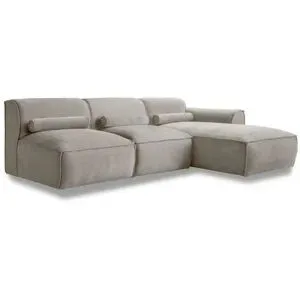 Miuform Ecksofa modular Flex Felix ¦ beige ¦ Maße (cm): B: 244 H: 70