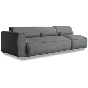 Miuform Einzelsofa modular Flex Felix ¦ grau ¦ Maße (cm): B: 248 H: 70