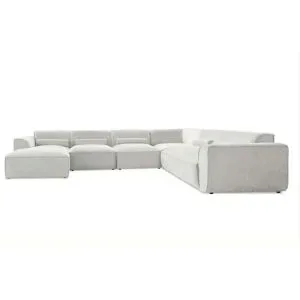 Miuform Wohnlandschaft modular Flex Felix ¦ beige ¦ Maße (cm): B: 337 H: 70