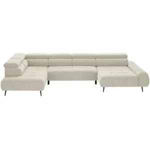 switch Wohnlandschaft  Mavel ¦ creme ¦ Maße (cm): B: 367 H: 93 T: 208.0