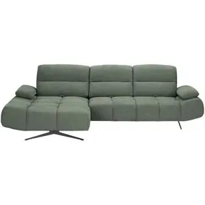 switch Ecksofa  Falcao ¦ grün ¦ Maße (cm): B: 284 H: 91 T: 173.0