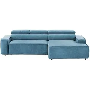 switch Ecksofa  Liam ¦ blau ¦ Maße (cm): B: 282 H: 77 T: 173.0