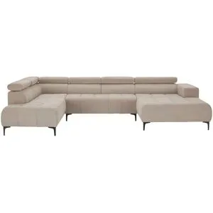 switch Wohnlandschaft  Caro ¦ braun ¦ Maße (cm): B: 350 H: 81 T: 214.0