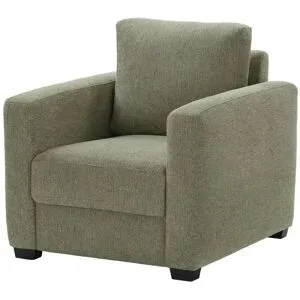 Bobb Sessel mit Boxspringpolsterung  Lisa de Luxe ¦ grün ¦ Maße (cm): B: 85 H:
