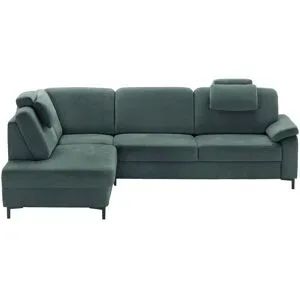meinSofa Ecksofa  Carmen ¦ grün ¦ Maße (cm): B: 266 H: 88 T: 202.0
