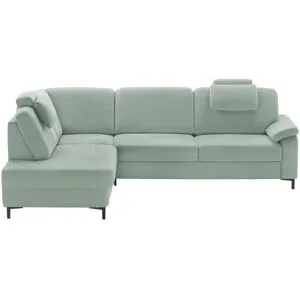 meinSofa Ecksofa  Carmen ¦ blau ¦ Maße (cm): B: 266 H: 88 T: 202.0