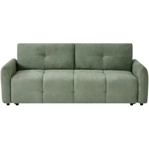 Höffner Big Sofa mit Schlaffunktion Honory ¦ grün ¦ Maße (cm): B: 222 H: 83 T: 89.0