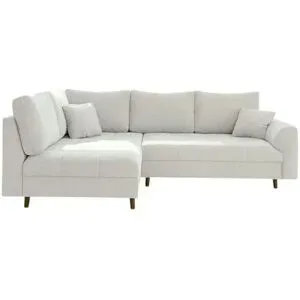 S-STYLE Ecksofa  Lars ¦ weiß ¦ Maße (cm): B: 231 H: 81