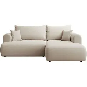 Selsey Ecksofa Ovo Mini   ¦ creme ¦ Maße (cm): B: 238 H: 93