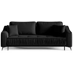 Selsey Schlafsofa Louisos   ¦ schwarz ¦ Maße (cm): B: 249 H: 100
